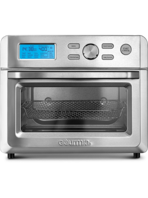 Gourmia Digital Stainless Steel 16-in-1 Toaster Oven Air Fryer - Silver