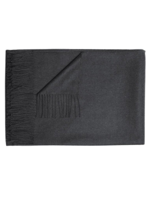 Linen Way - Paris Baby Alpaca Throw - Charcoal