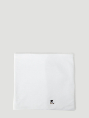 Raf Simons R Embroidered Collar Scarf