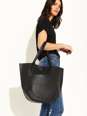 Reversible Tote With Pocket