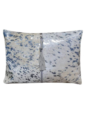 Cloud 9 Metallic Hide Pillow With Zipper