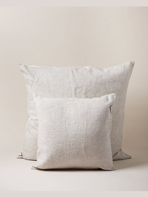Washed Linen Pillow - Stone