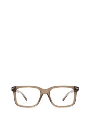 Gucci Eyewear Rectangular Frame Glasses