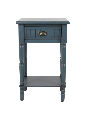 Bailey Bead Board 1 Drawer Accent Table - Décor Therapy