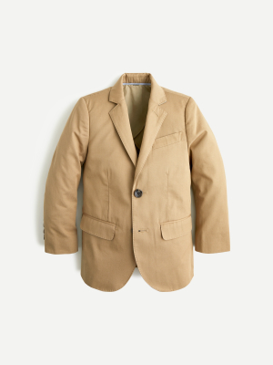 Boys' Ludlow Suit Jacket In Italian Chino