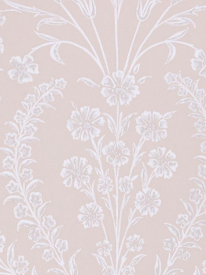 Chelwood Wallpaper In Pink From The Ashdown Collection By Nina Campbell For Osborne & Little