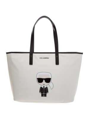 Karl Lagerfeld K/ikonik Logo Tote Bag