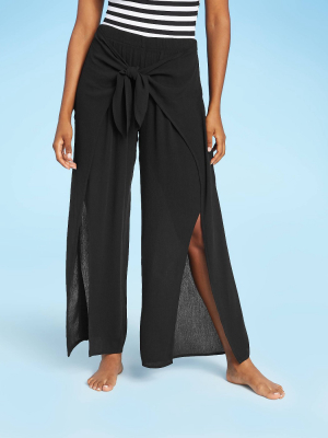 Women's Tie Waist Beach Cover Up Pants - Kona Sol™