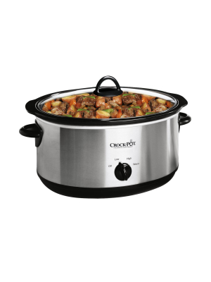 Crock-pot 7qt Manual Slow Cooker - Silver Scv700-ss