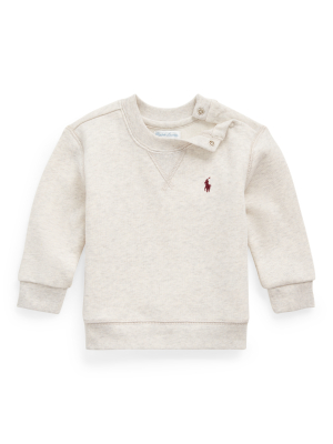 Cotton-blend-fleece Sweatshirt