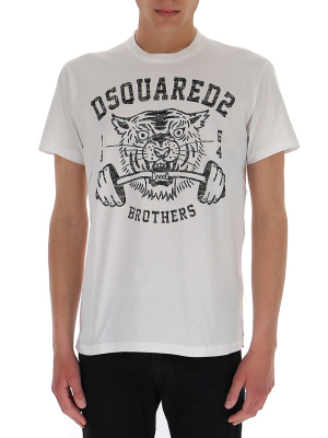 Dsquared2 Logo Graphic Print T-shirt