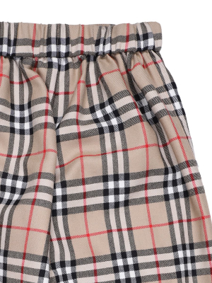 Burberry Kids Vintage Check Sailor Pants