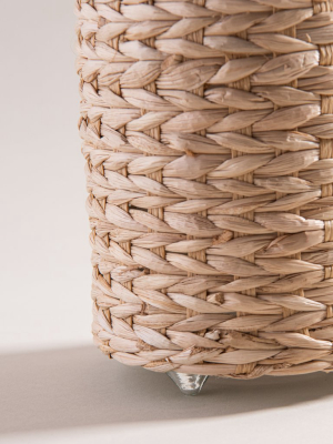 Elizabeth Rattan Wrapped Vase