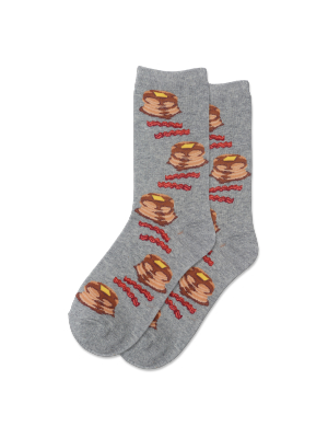 Women's Pancakes And Bacon Crew Socks