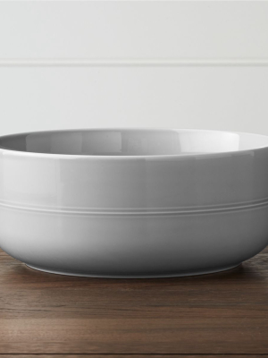 Hue Light Grey Serving Bowl