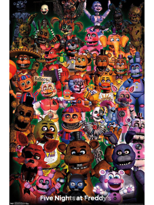 22.375" X 34" Five Nights At Freddy's - Ultimate Group Unframed Wall Poster Print - Trends International