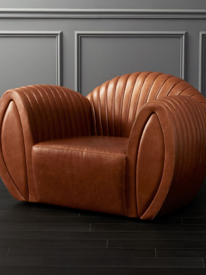 Leather Shell Armchair