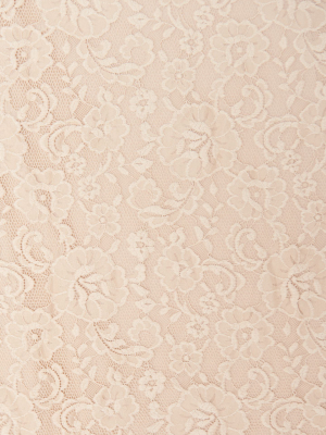 Bridesmaid Fabric Swatch ~ Champagne Forever Lace