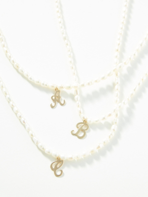 Kozakh Quincy Monogram Necklace