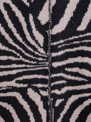 Fulton Sweater Jacket - Brown/noir Zebra