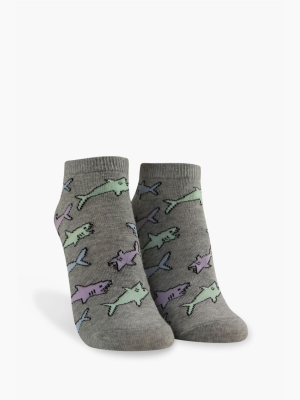 Shark Ankle Socks