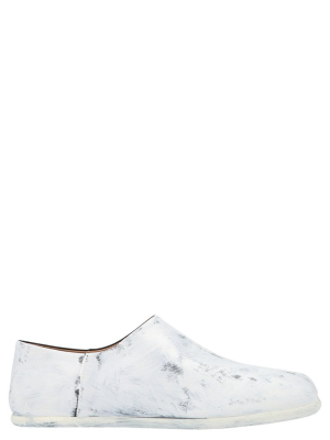 Maison Margiela Tabi Paint-effect Loafers