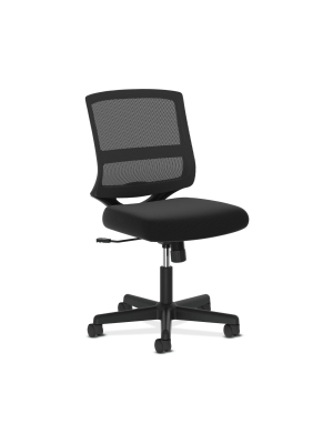 Valutask Mid-back Mesh Task Chair Black - Hon