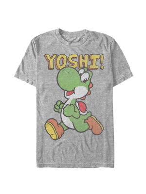 Men's Nintendo Running Yoshi T-shirt