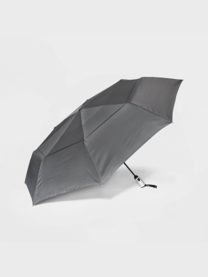 Cirra By Shedrain Jumbo Air Vent Auto Open Close Compact Umbrella - Charcoal