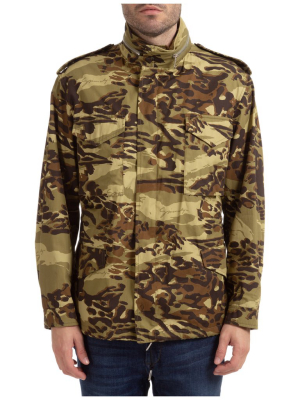 Givenchy Camouflage Military Jacket