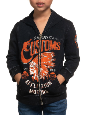 Arapaho Zip Hood-youth