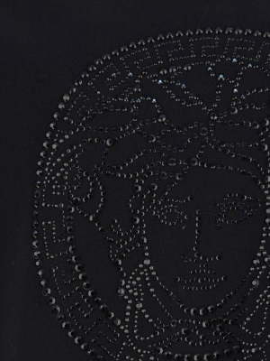 Versace Medusa Crystal Embellished Crewneck Sweatshirt