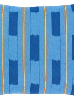 Global Bless Pillow Bright Blue/bright Orange/saffron