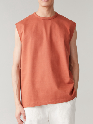 Sleeveless Cotton T-shirt