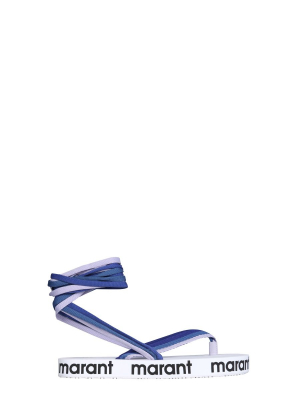 Isabel Marant Logo Strapped Sandals