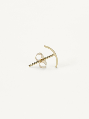 Stitch Stud In 14k Gold