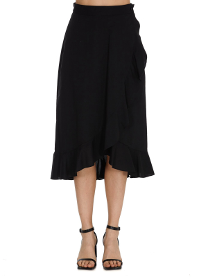 Pinko Scettico 2 Ruffle-wrap Skirt