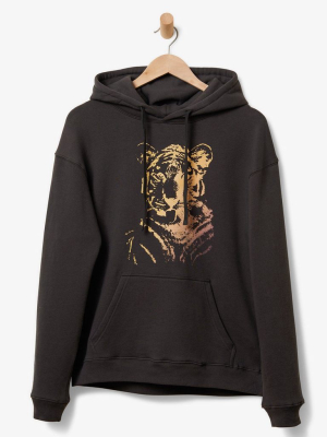 Tiger Face Hoodie