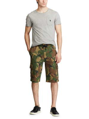 Camo Double-knit Cargo Short