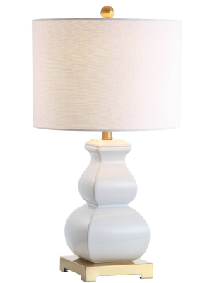 25.5" Ceramic Vienna Table Lamp (includes Energy Efficient Light Bulb) - Jonathan Y