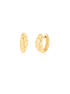 Ef Collection Jumbo Gold Twist Huggie