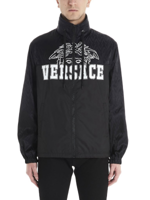 Versace Logo Printed Jacket