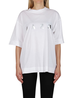 Marni Logo Print Oversized T-shirt