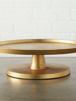 Tectonic Gold Cake Stand