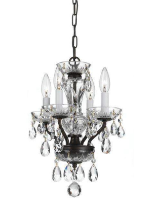 Traditional Crystal 4 Mini Chandelier