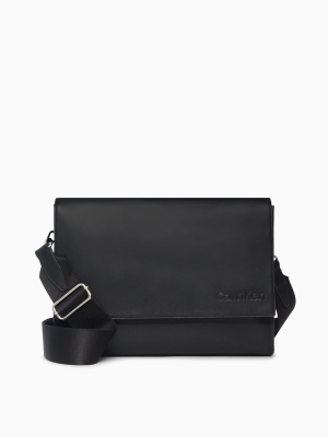 Refined Leather Messenger Bag