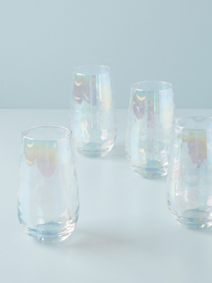 Iridescent Highball Glasses, Set Of 4