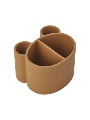 Storage . Silicone Divided Pot . Mustard