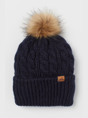 Cable-knit Hat