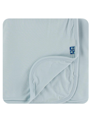 Kickee Pants Solid Swaddling Blanket - Illusion Blue